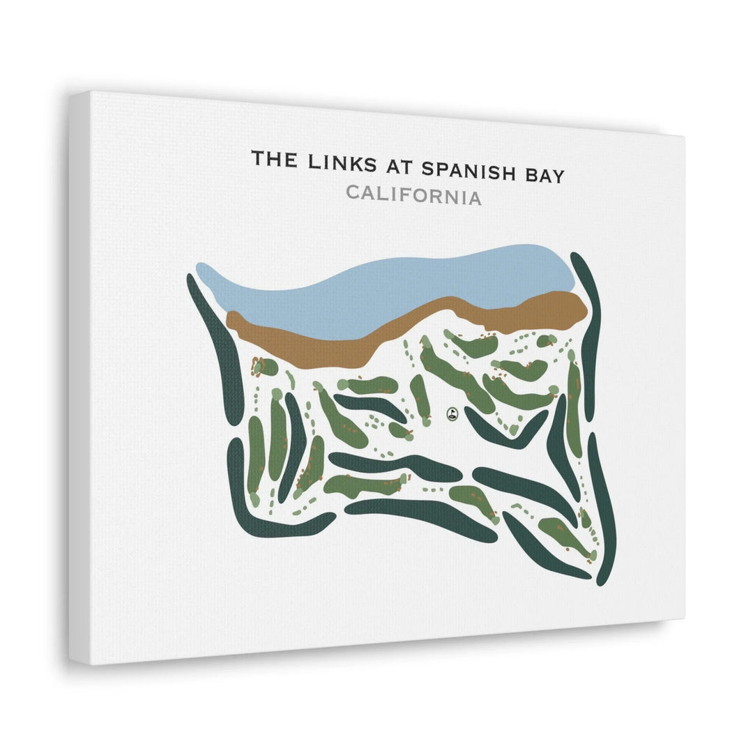 The Links at Spanish Bay, California - Printed Golf Courses
