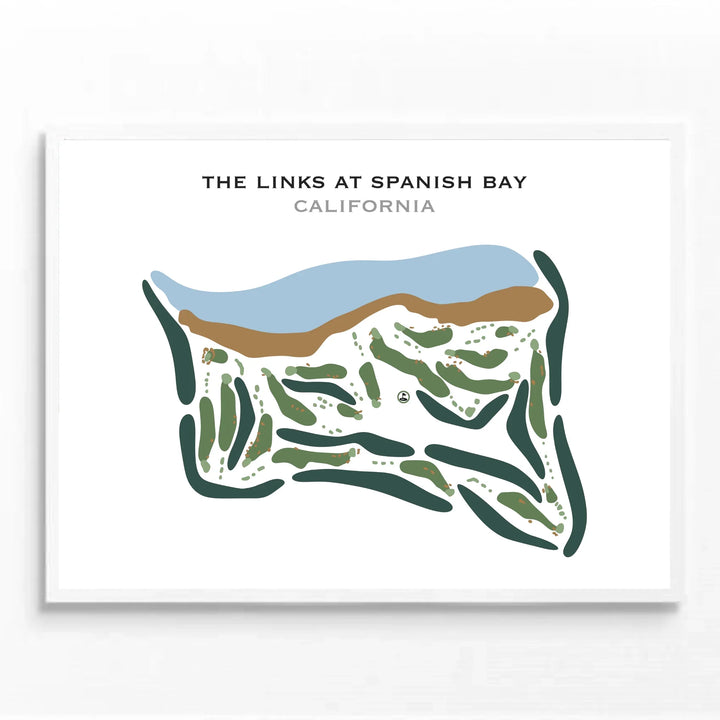 The Links at Spanish Bay, California - Printed Golf Courses