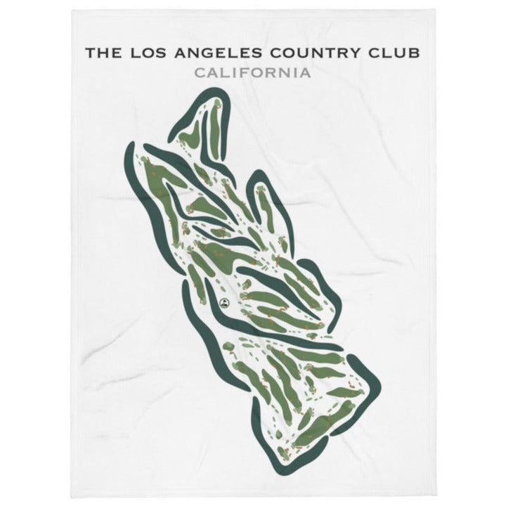 The Los Angeles Country Club, California - Printed Golf Courses - Golf Course Prints