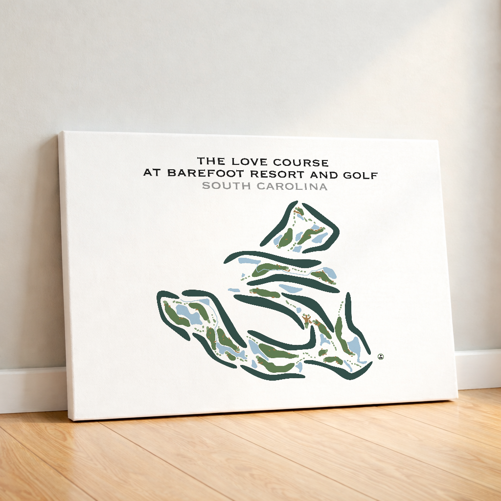 The Love Course at Barefoot Resort & Golf, South Carolina - Printed Golf Course