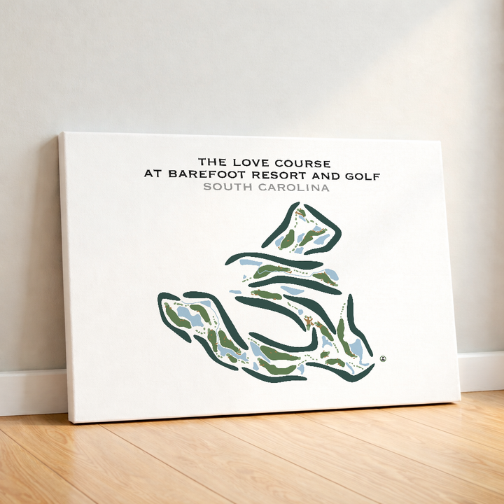 The Love Course at Barefoot Resort & Golf, South Carolina - Printed Golf Course