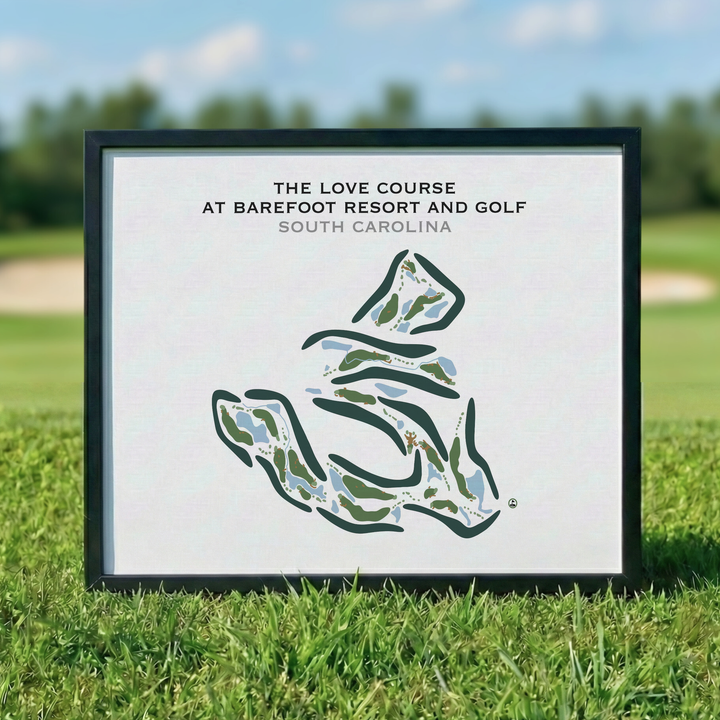 The Love Course at Barefoot Resort & Golf, South Carolina - Printed Golf Course