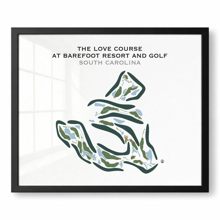 The Love Course at Barefoot Resort & Golf, South Carolina - Printed Golf Course
