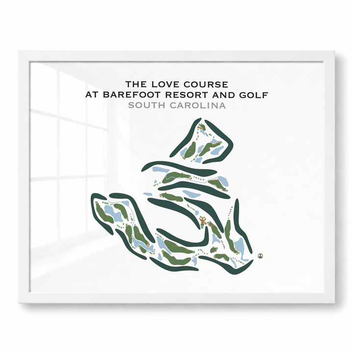 The Love Course at Barefoot Resort & Golf, South Carolina - Printed Golf Course