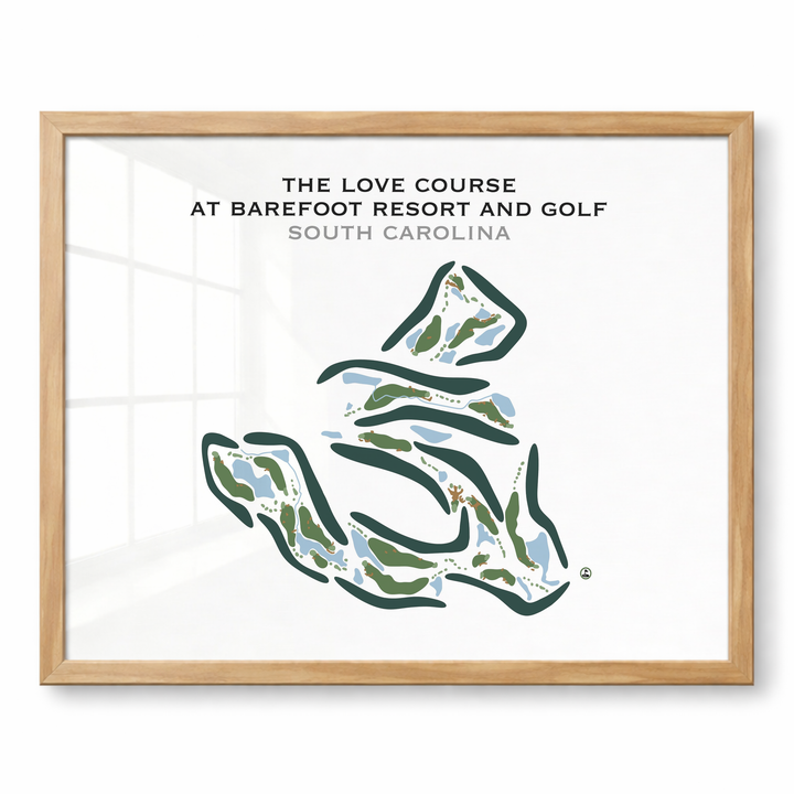 The Love Course at Barefoot Resort & Golf, South Carolina - Printed Golf Course