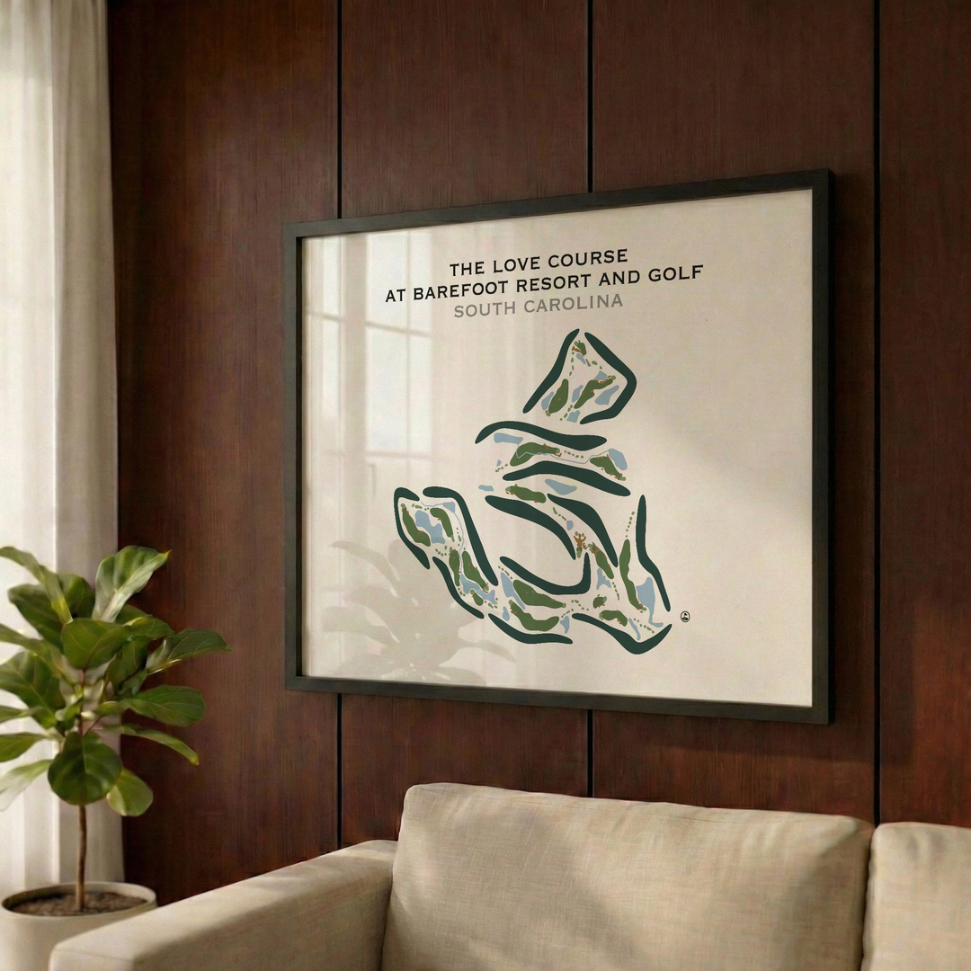 The Love Course at Barefoot Resort & Golf, South Carolina - Printed Golf Course