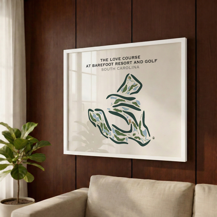 The Love Course at Barefoot Resort & Golf, South Carolina - Printed Golf Course