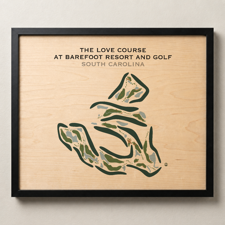 The Love Course at Barefoot Resort & Golf, South Carolina - Printed Golf Course