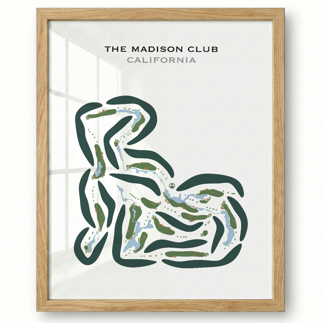 The Madison Club, California - Printed Golf Courses