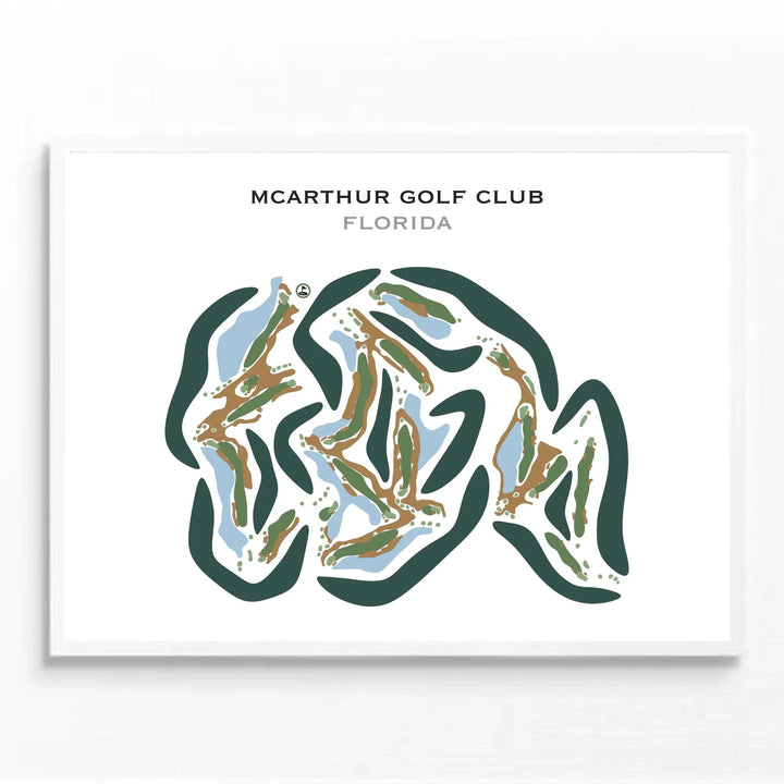 The McArthur Golf Club, Florida - Printed Golf Courses