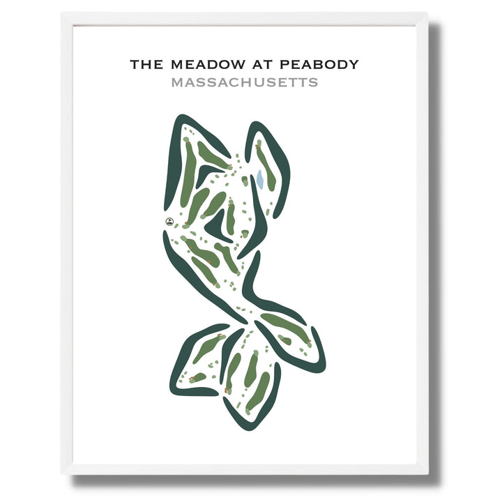 The Meadow At Peabody, Massachusetts - Printed Golf Courses