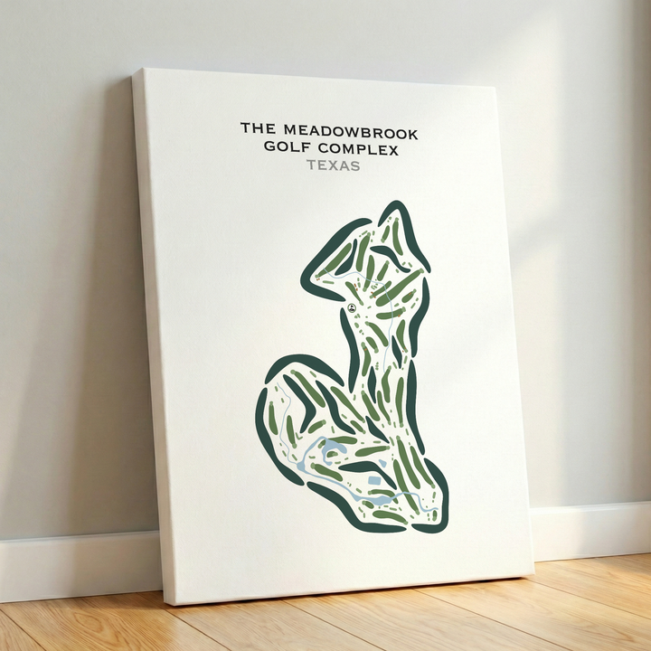The Meadowbrook Golf Complex, Texas - Printed Golf Courses