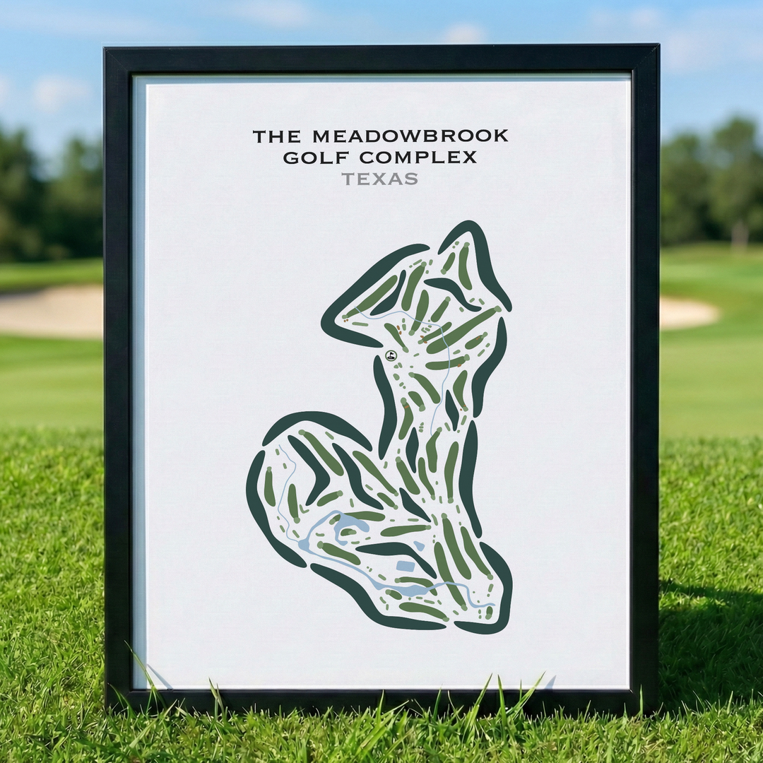 The Meadowbrook Golf Complex, Texas - Printed Golf Courses