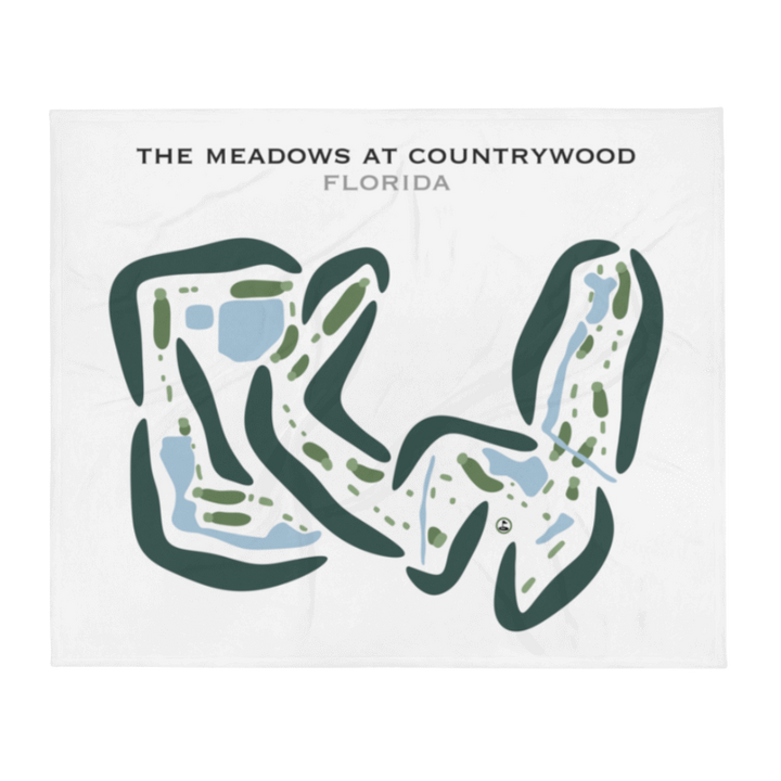 The Meadows At Countrywood, Florida - Printed Golf Courses