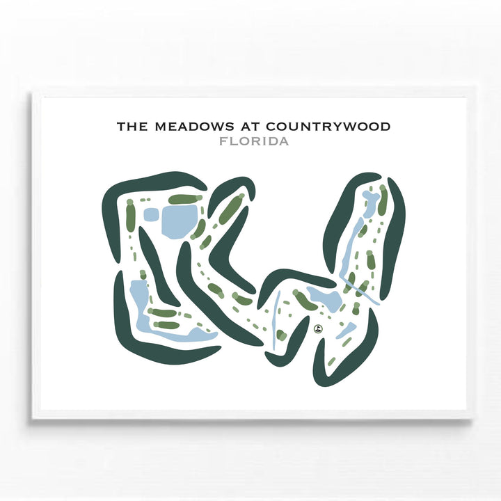 The Meadows At Countrywood, Florida - Printed Golf Courses