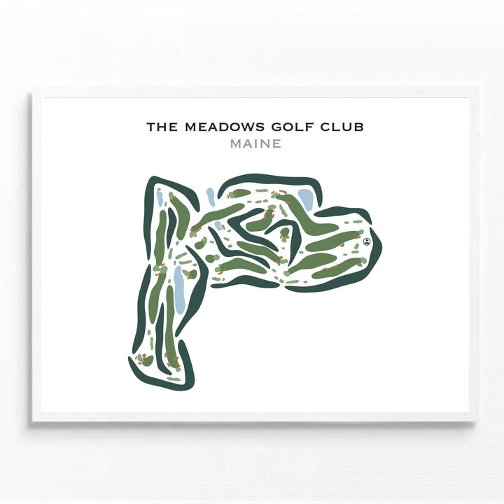 The Meadows Golf Club, Maine - Printed Golf Courses