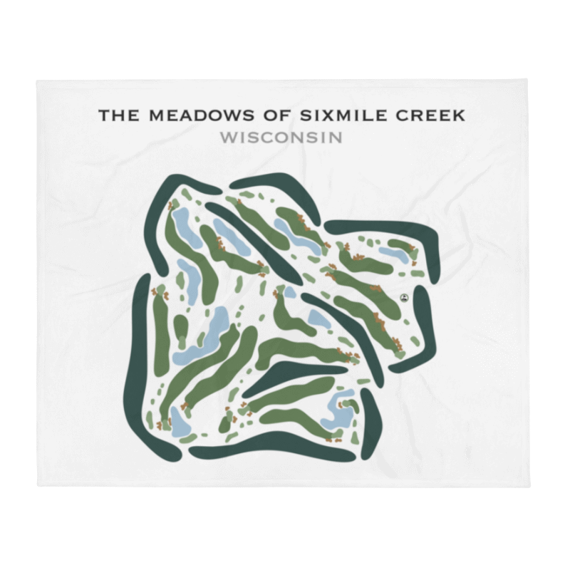 The Meadows of Sixmile Creek, Wisconsin - Printed Golf Courses