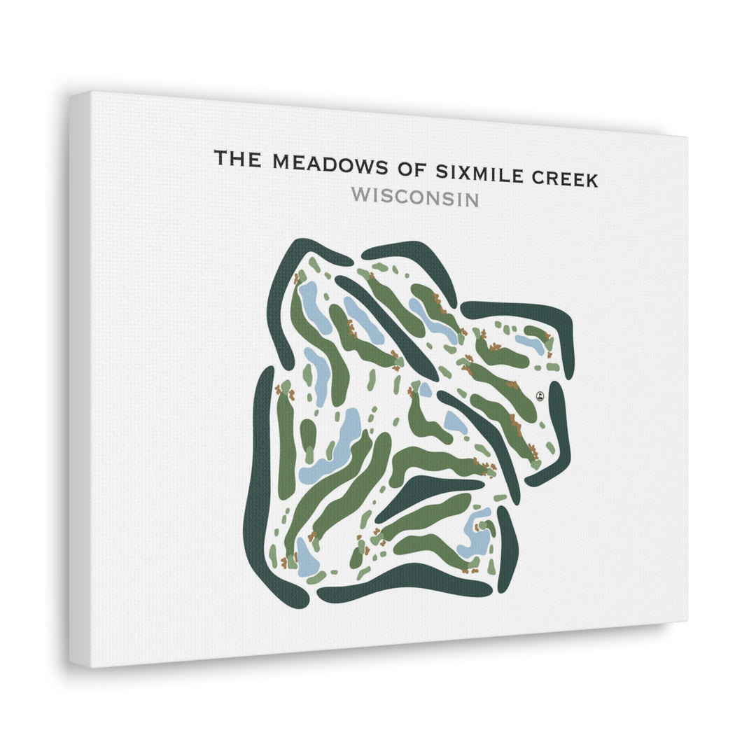 The Meadows of Sixmile Creek, Wisconsin - Printed Golf Courses