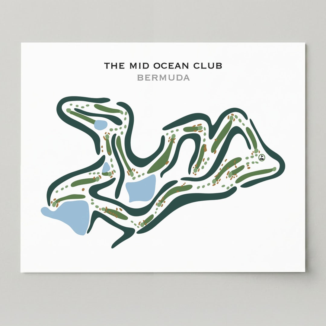 The Mid Ocean Club, Bermuda - Printed Golf Courses
