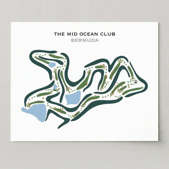 The Mid Ocean Club, Bermuda - Printed Golf Courses
