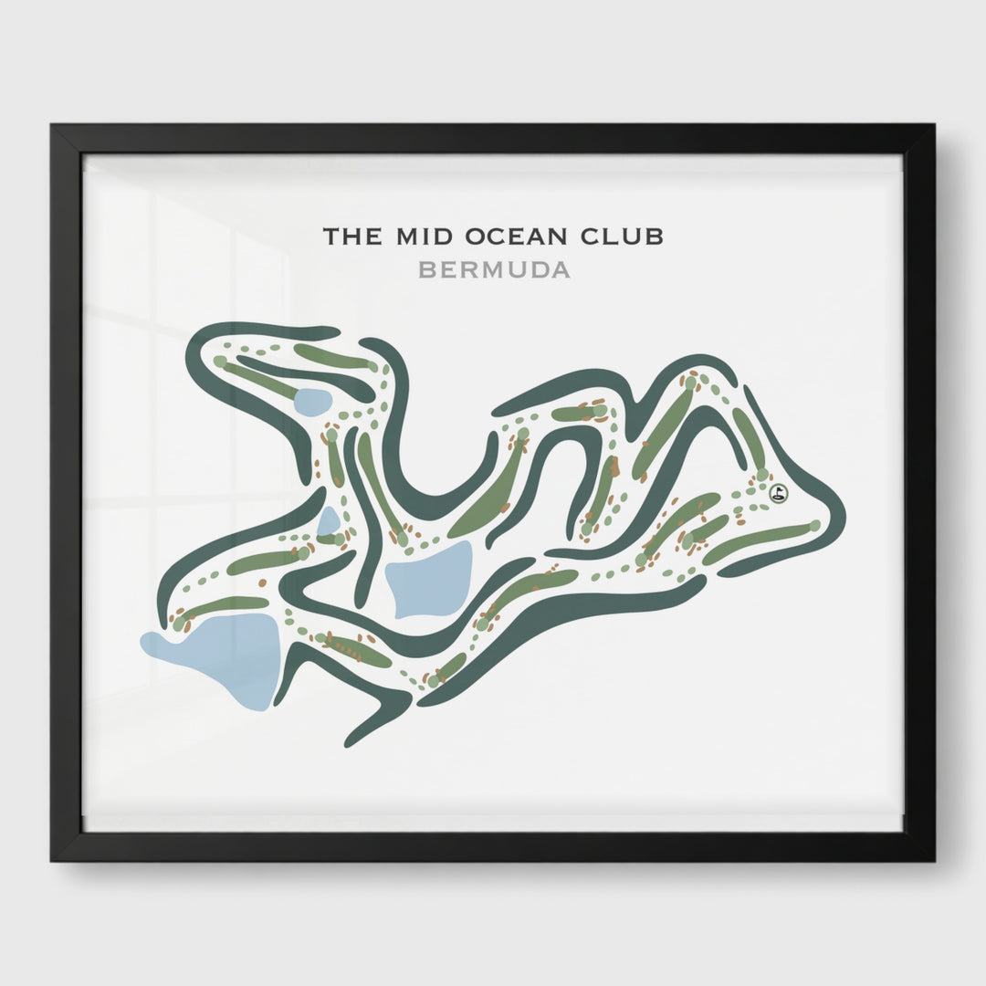 The Mid Ocean Club, Bermuda - Printed Golf Courses