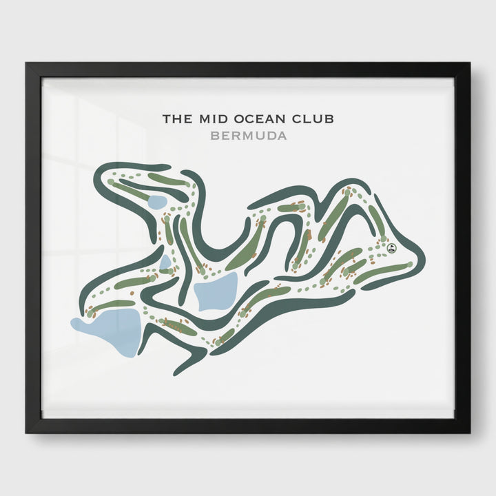 The Mid Ocean Club, Bermuda - Printed Golf Courses