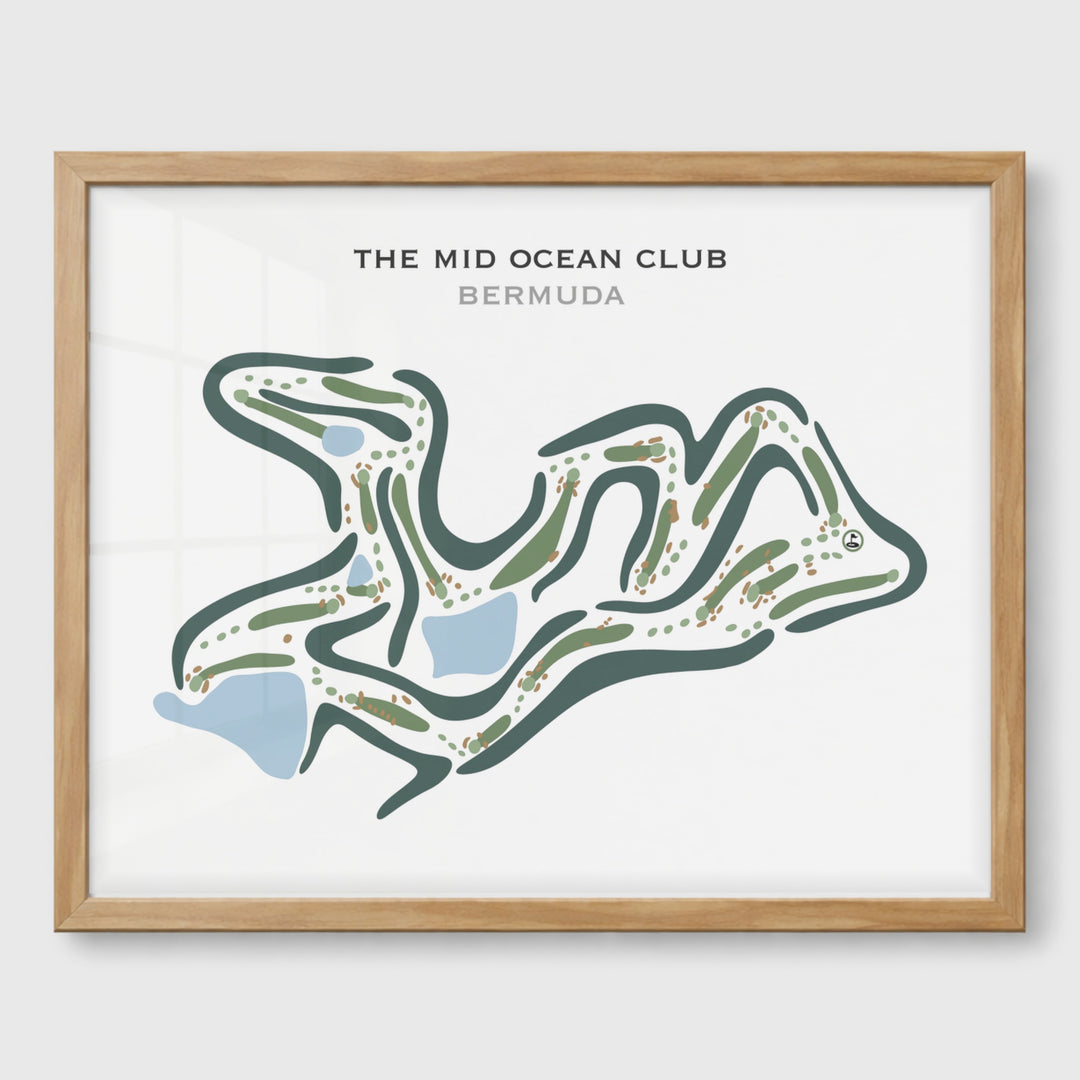 The Mid Ocean Club, Bermuda - Printed Golf Courses