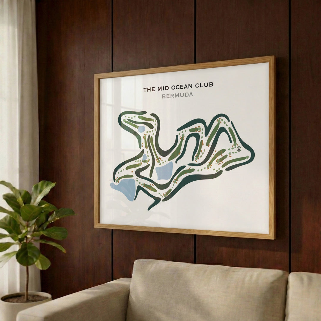The Mid Ocean Club, Bermuda - Printed Golf Courses