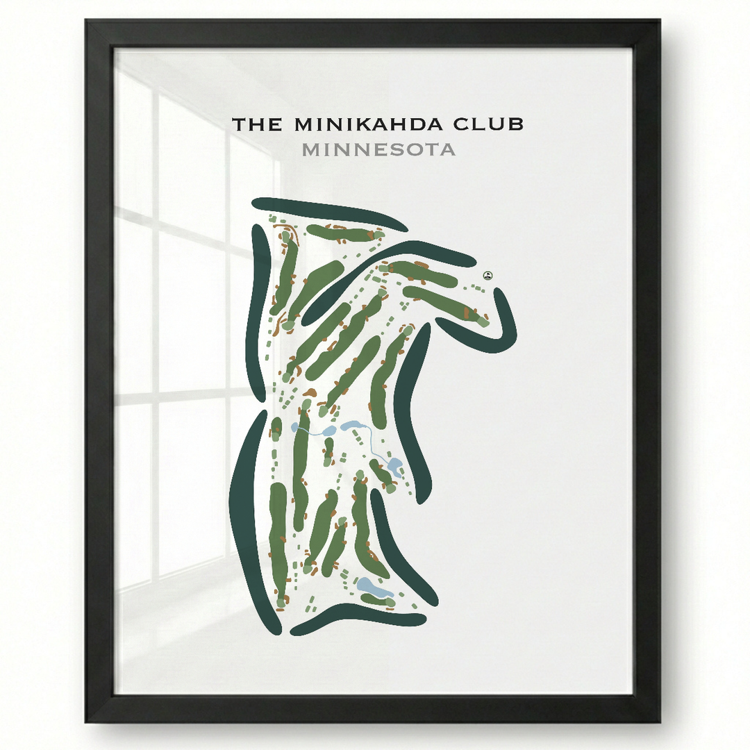 The Minikahda Club, Minnesota - Printed Golf Courses