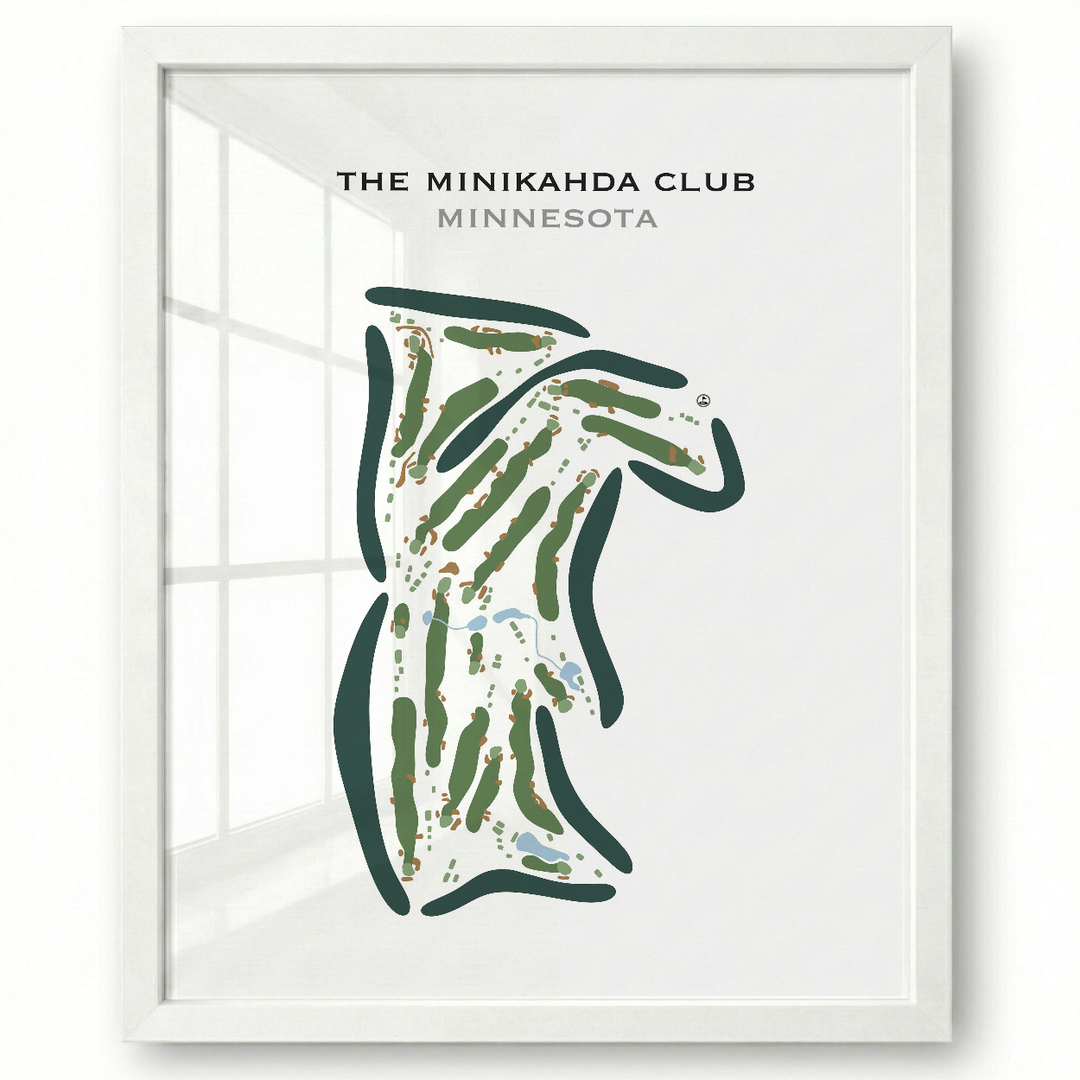 The Minikahda Club, Minnesota - Printed Golf Courses