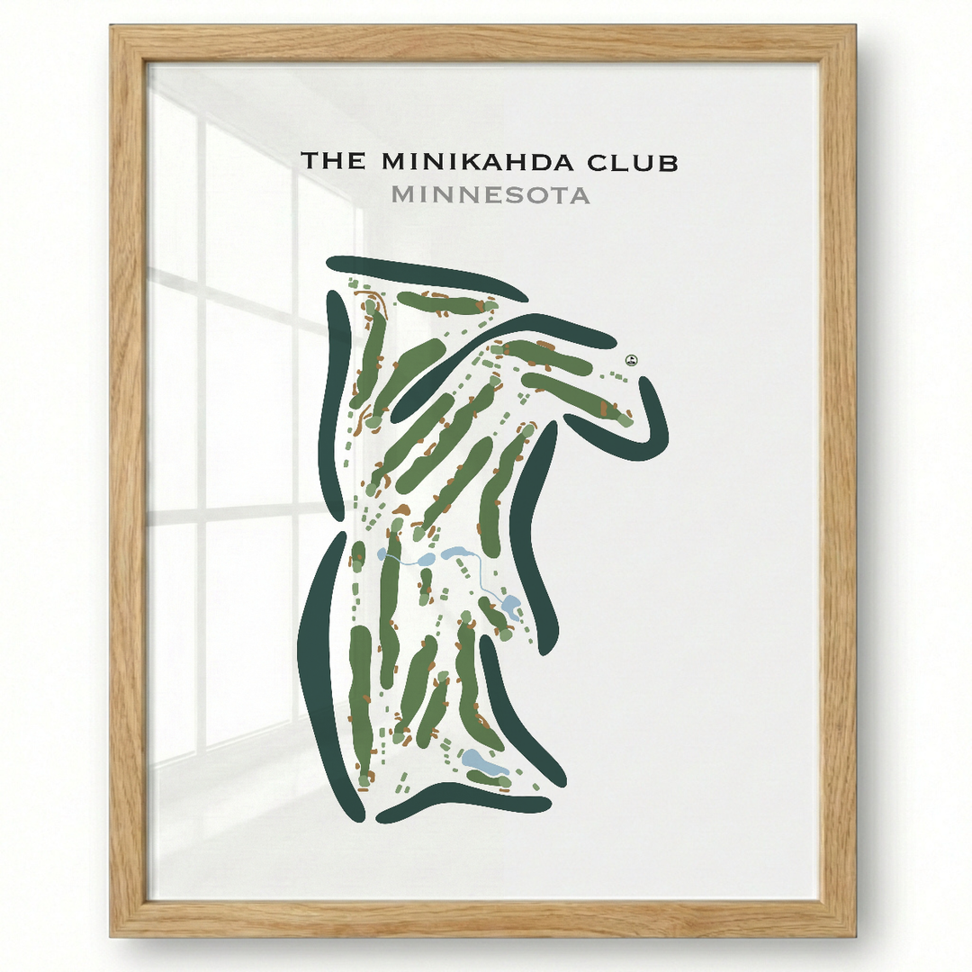 The Minikahda Club, Minnesota - Printed Golf Courses