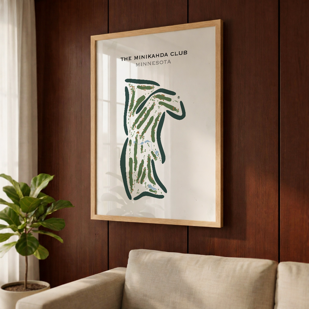 The Minikahda Club, Minnesota - Printed Golf Courses
