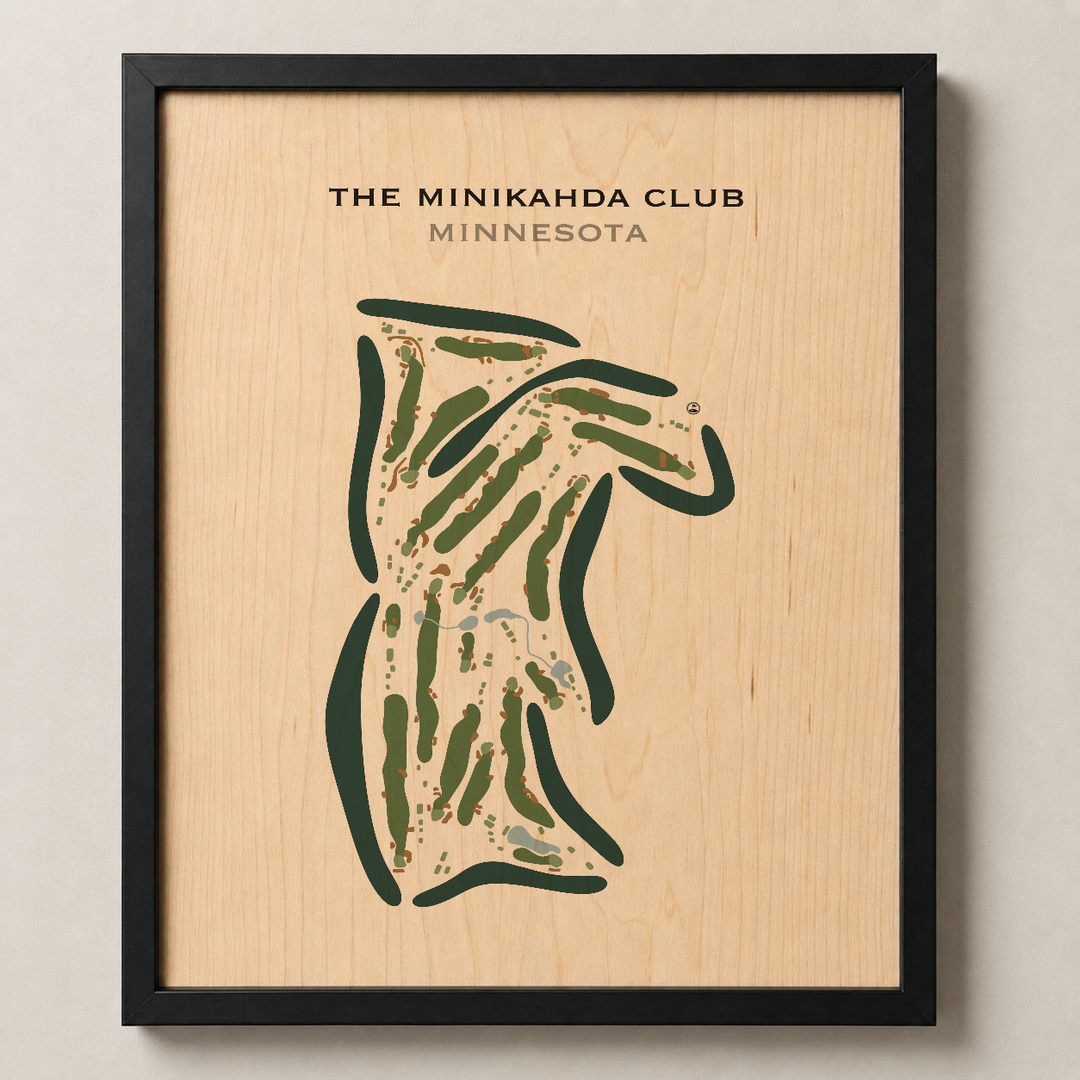 The Minikahda Club, Minnesota - Printed Golf Courses