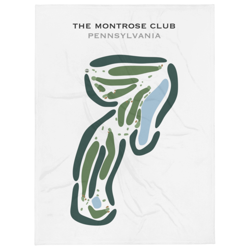 The Montrose Club, Pennsylvania - Printed Golf Courses