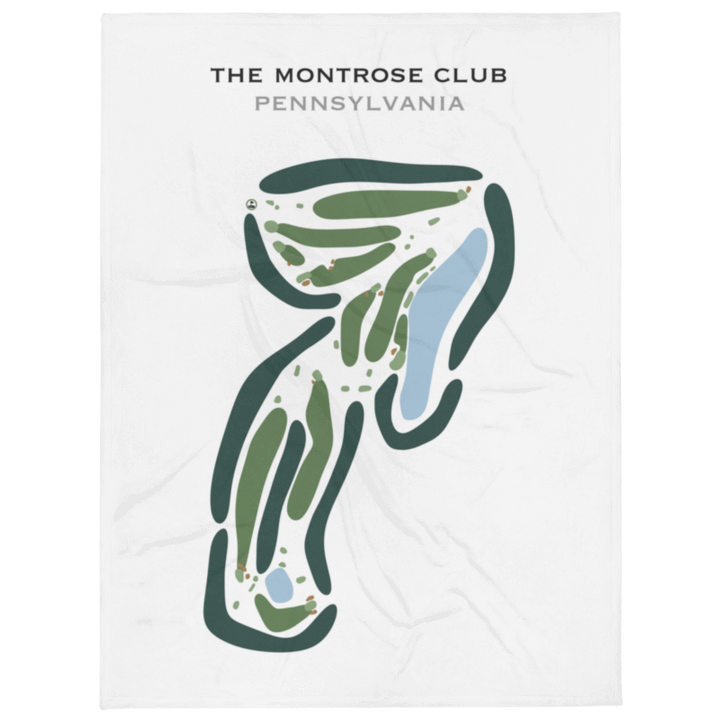 The Montrose Club, Pennsylvania - Printed Golf Courses