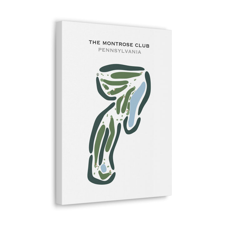 The Montrose Club, Pennsylvania - Printed Golf Courses