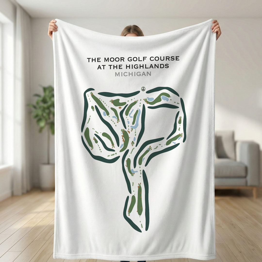 The Moor Golf Course At The Highlands, Michigan - Printed Golf Courses