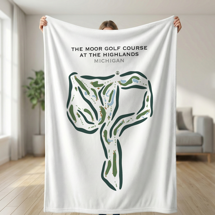 The Moor Golf Course At The Highlands, Michigan - Printed Golf Courses