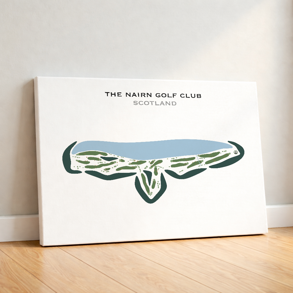 Nairn Dunbar Golf Club, Scotland - Printed Golf Courses
