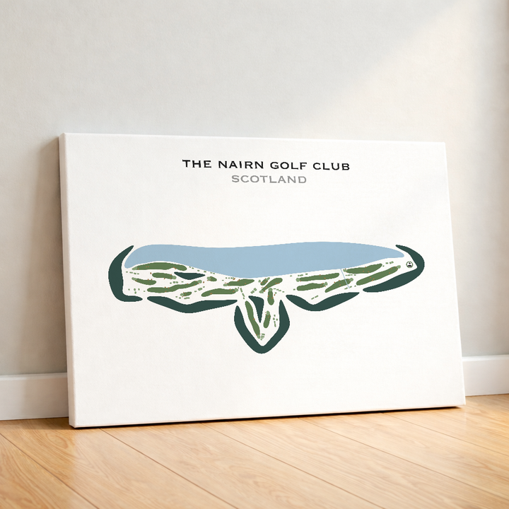 Nairn Dunbar Golf Club, Scotland - Printed Golf Courses