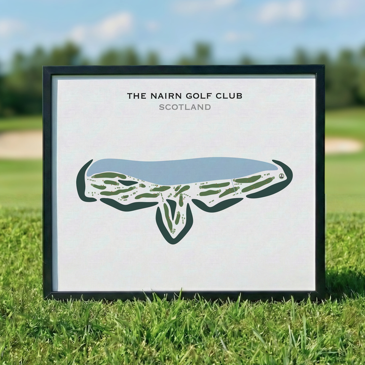 Nairn Dunbar Golf Club, Scotland - Printed Golf Courses