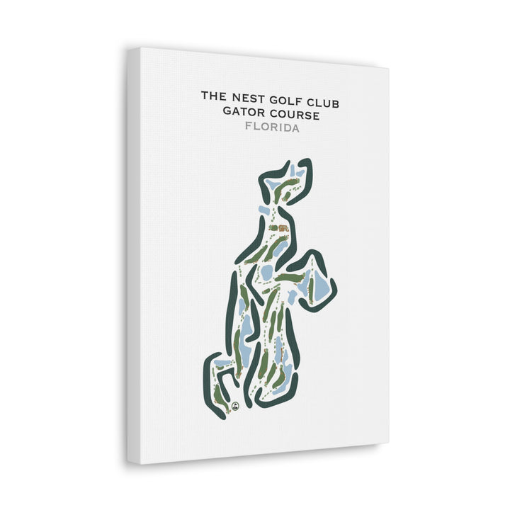 The Nest Golf Club - Gator Course, Florida - Printed Golf Courses