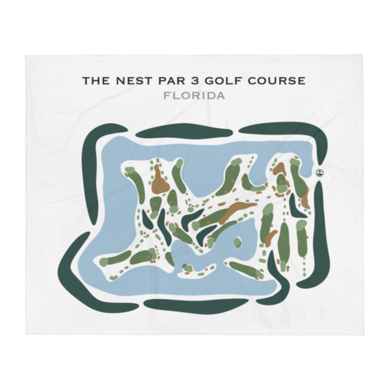 The Nest Par 3 Golf Course, Florida - Printed Golf Courses