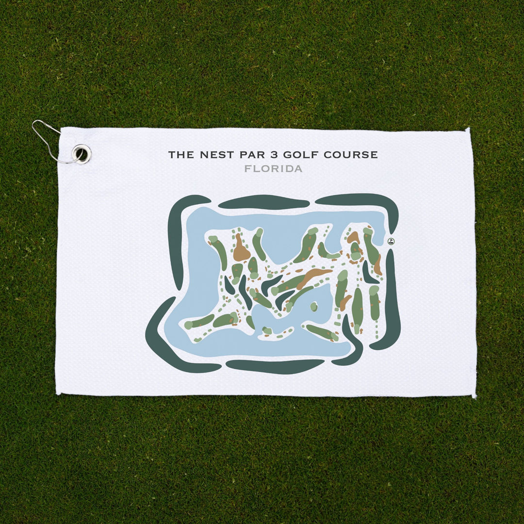 The Nest Par 3 Golf Course, Florida - Printed Golf Courses
