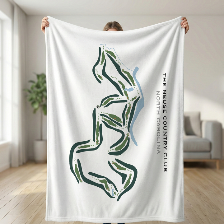 The Neuse Country Club, North Carolina - Printed Golf Course