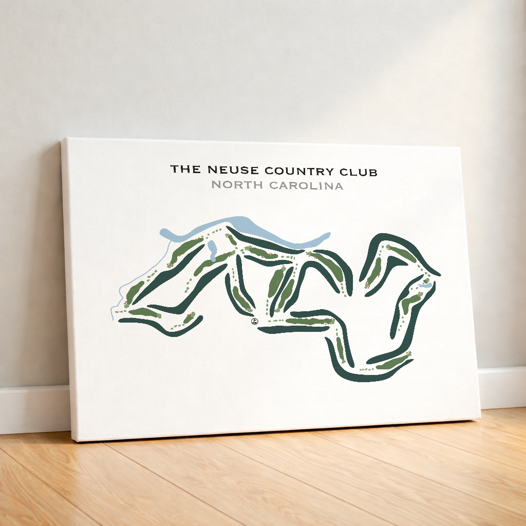 The Neuse Country Club, North Carolina - Printed Golf Course