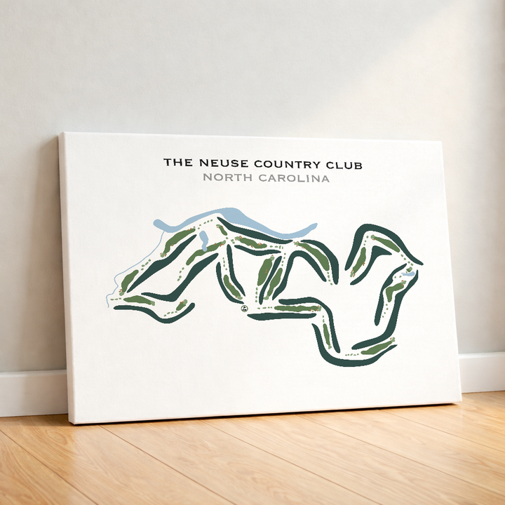 The Neuse Country Club, North Carolina - Printed Golf Course