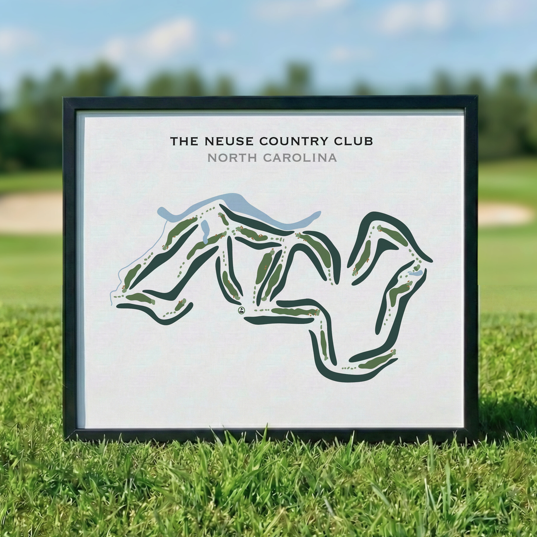The Neuse Country Club, North Carolina - Printed Golf Course