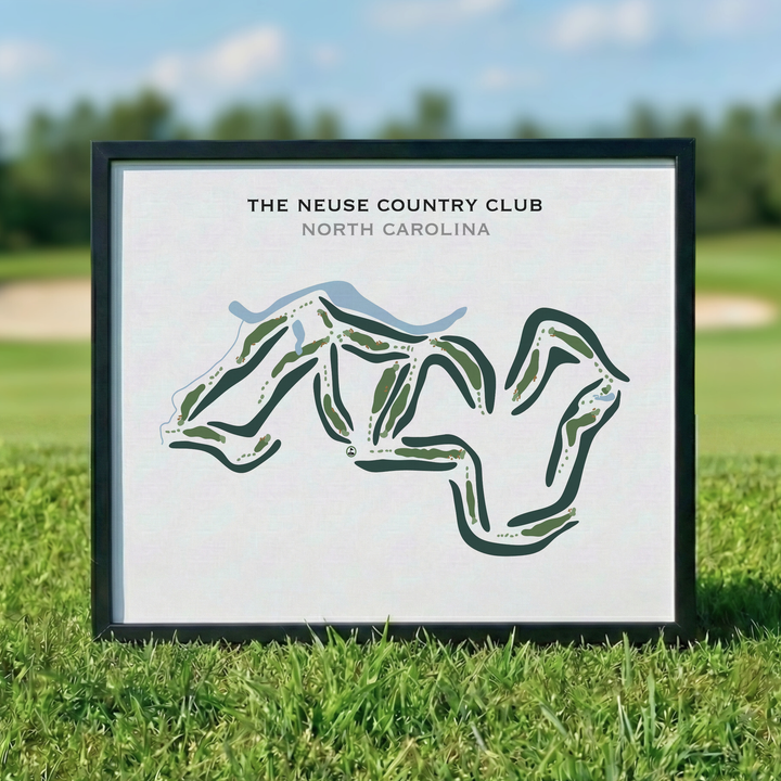 The Neuse Country Club, North Carolina - Printed Golf Course