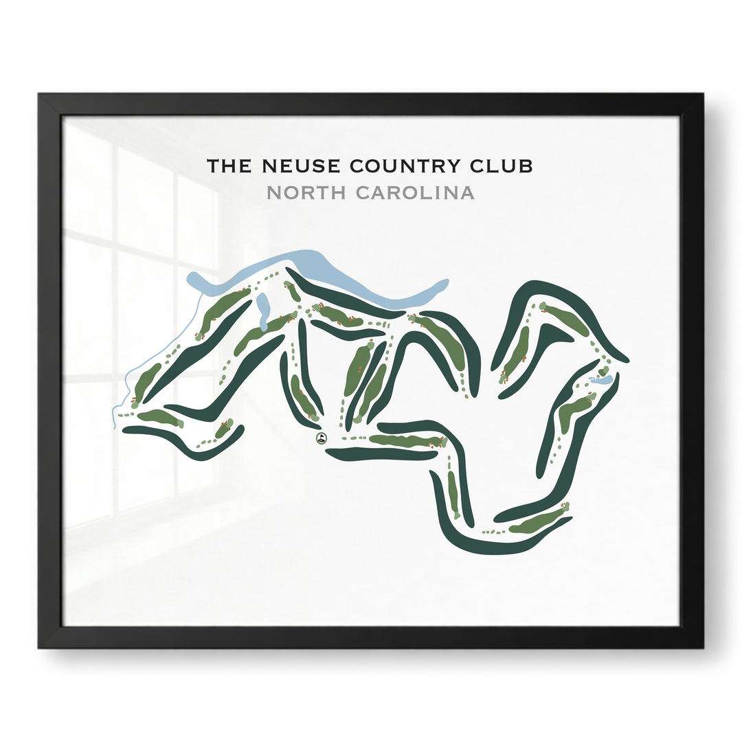 The Neuse Country Club, North Carolina - Printed Golf Course